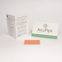 AcuPips product packaging with instructions on a white background