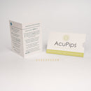 AcuPips product packaging with instructions on a white background